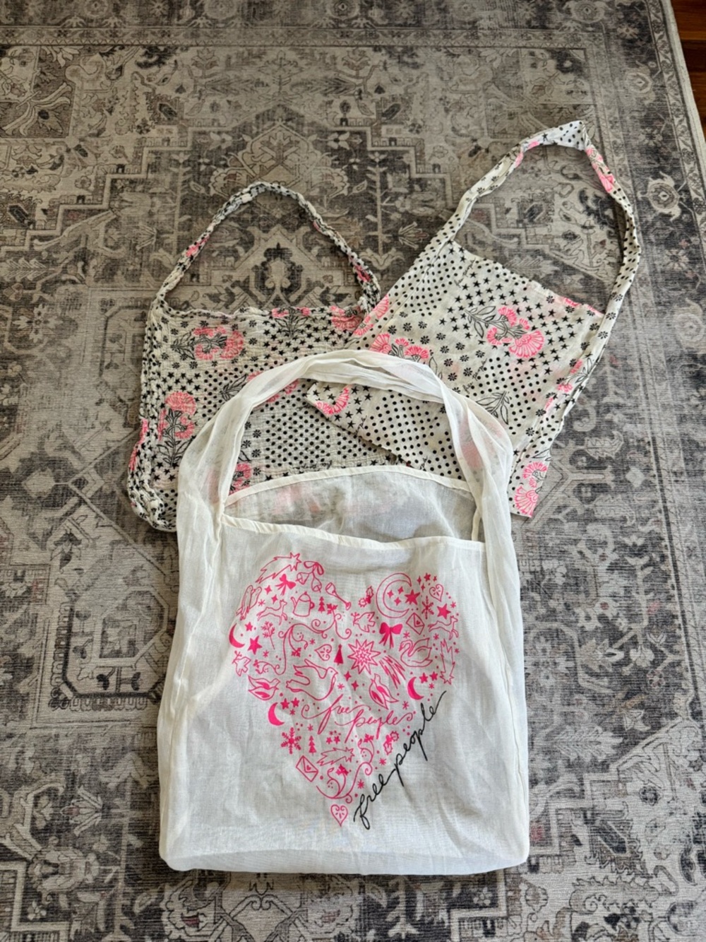 Free People Reusable Bags, Set of 3